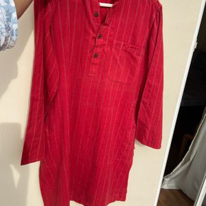 Fab India Men Cotton Straight Kurta