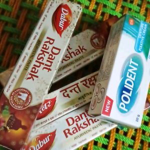 4 Dabur Toothpaste And 1 Sensodine Toot