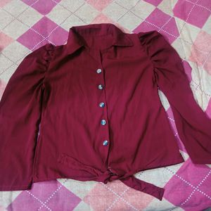 Maroon Shirt