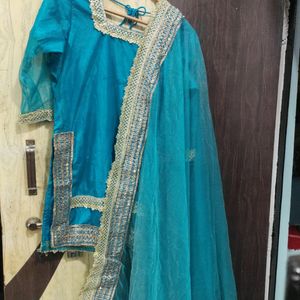 Short Kurta With Dupatta