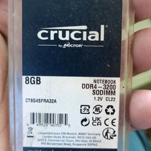 Crucial By Micron 8gb Laptop Ram