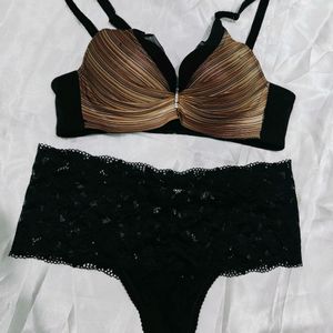 Imported Designer Bra Set With Sexy Thong