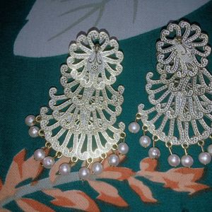 Long Silver Earings