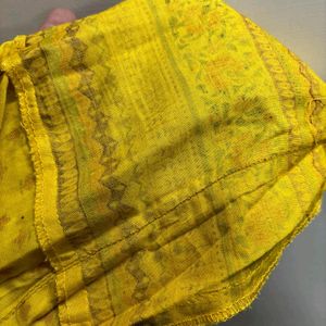 Yellow Anarkali Kurti