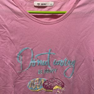 PINK TSHIRT FOR EVERYDAY USE