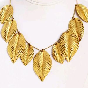 Golden Leaf Necklace