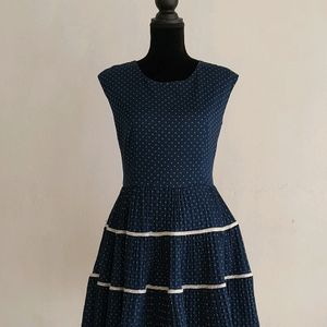 Vintage Sweet Polka Dot Skater Dress