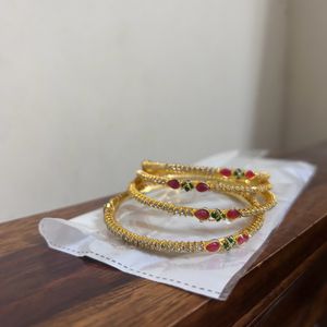 CZ Bangles Set Of 6