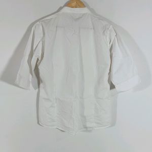 White Plain Formal Shirt (Women)