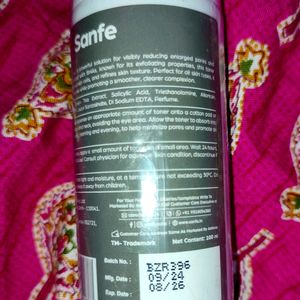 Sanfe 2% BHA Pore Cleansing Toner With Salicylic