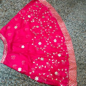 Rajputana Gota Patti Peach Pink  Lehenga