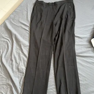 Marks & Spencer’s Grey Checked Formal Trousers