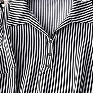 Black & White Striped Dress