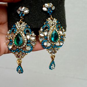 Combo Big Earring + Bajubandh (Arm Jwellery)