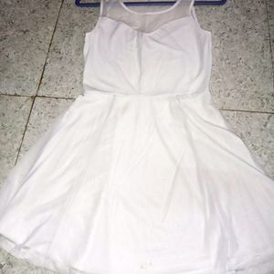 H&M White Skater Dress