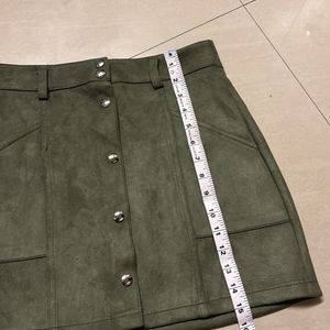 Bershka Suede Skirt