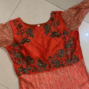 Embroidery Gown