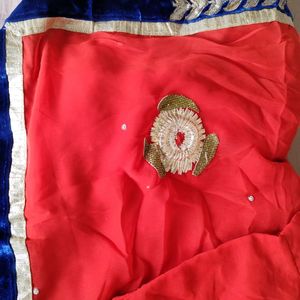 Gota Patti Rajasthani Saree