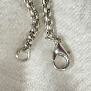 Stainless Steel Chain With A Stone Pendant