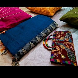 Combo Of Saree And Purse