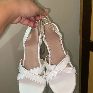 Women White Heel