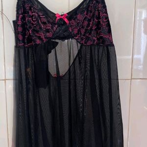 Baby Doll Dress (Black)