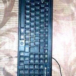 Zebronics Keyboard And Eyot Mouse