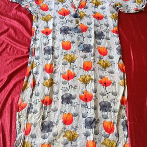 Cotton Levender Color 🥰Light Weight Simple Kurti