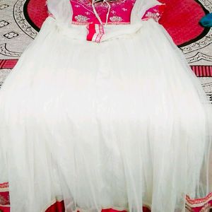 Anarkali Kurthi With Chunni And Pants