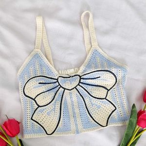 Cute Coquette Crochet Crop Top