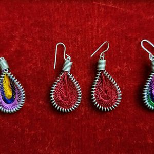 Combo Of 3 Beautiful Thread Earings