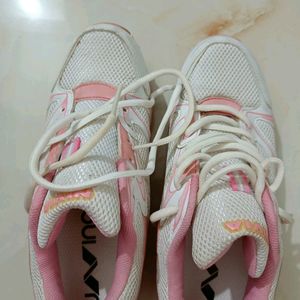 Sneakers White And Pink