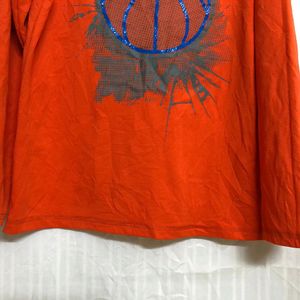 Tek Gear Orange Long Sleeve T Shirt