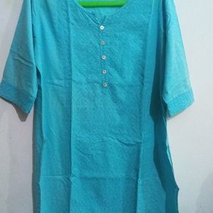 Cyan Kurti