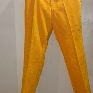 Yellow Intricate Design Suit And Pant