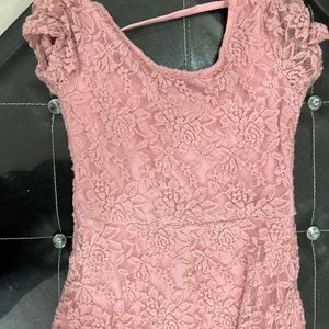 Pink lace Dress