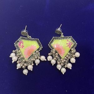 New Resin Jhumka Earrings