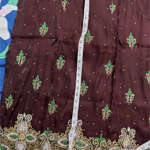 fully heavy embroidered suit