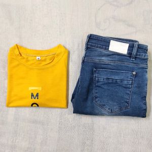 Bright Jeans Top Pair