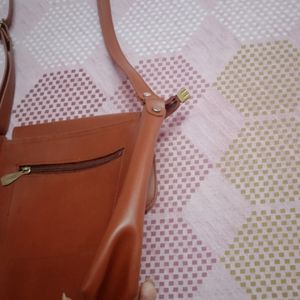 Sling Bag Tan Colour