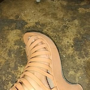 Tan Gladiator Heels Stylish