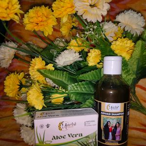 Adivasi Hair Shampoo With Free Aloevera Soap