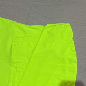 Neon Green Mini Dress - XS SIZE