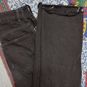 Black Rhinestone Jeans