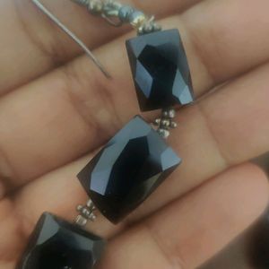 92.5 Smoky Topaz Long Earrings