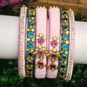 Silk Thread Bangles 🧵🦋