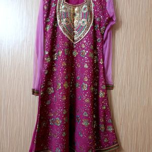 Heavy Sequins Worked Kurti Set