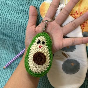 Avocado Keychain/bag Charm