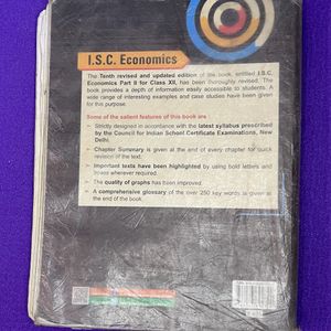 Icse Class 12 Economics