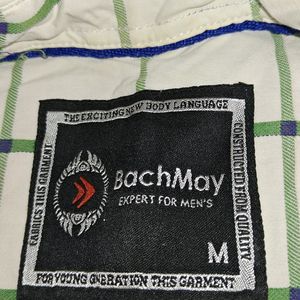 Bachmay Textiles White Colour Casual Shirt